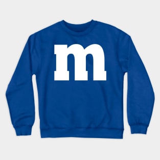 Letter M - Funny, Group, Team, Halloween, T-Shirt, 2023, Costume, best, top, group, teams, cute, for women, men, kids, Crewneck Sweatshirt